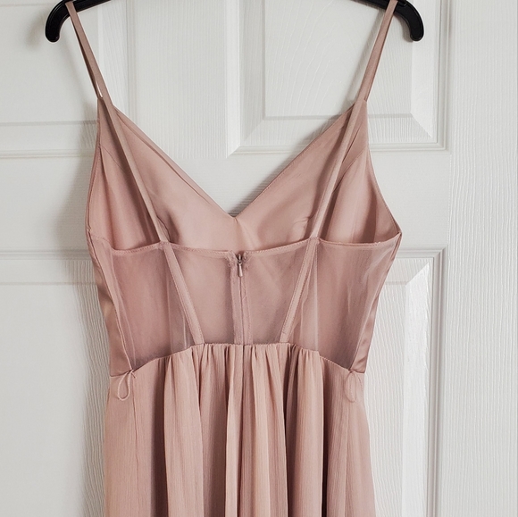 VERA WANG NEUTRAL DRESS - Picture 3 of 4